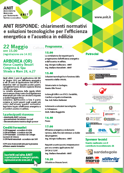 incontro Anit Arborea 22 maggio 2018